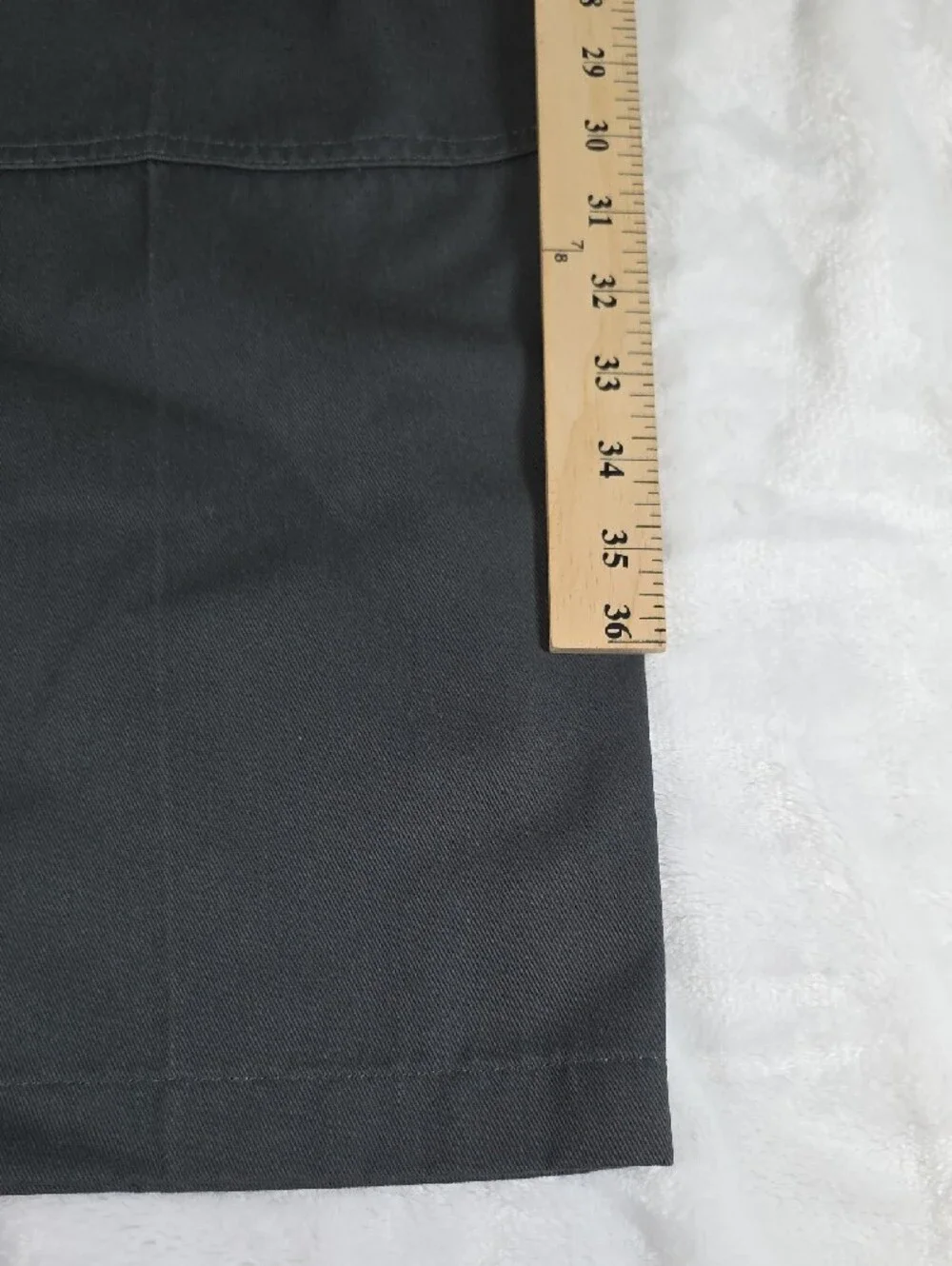 Dickies Men’s Charcoal Straight-Leg Work Chinos Sieze 46x30